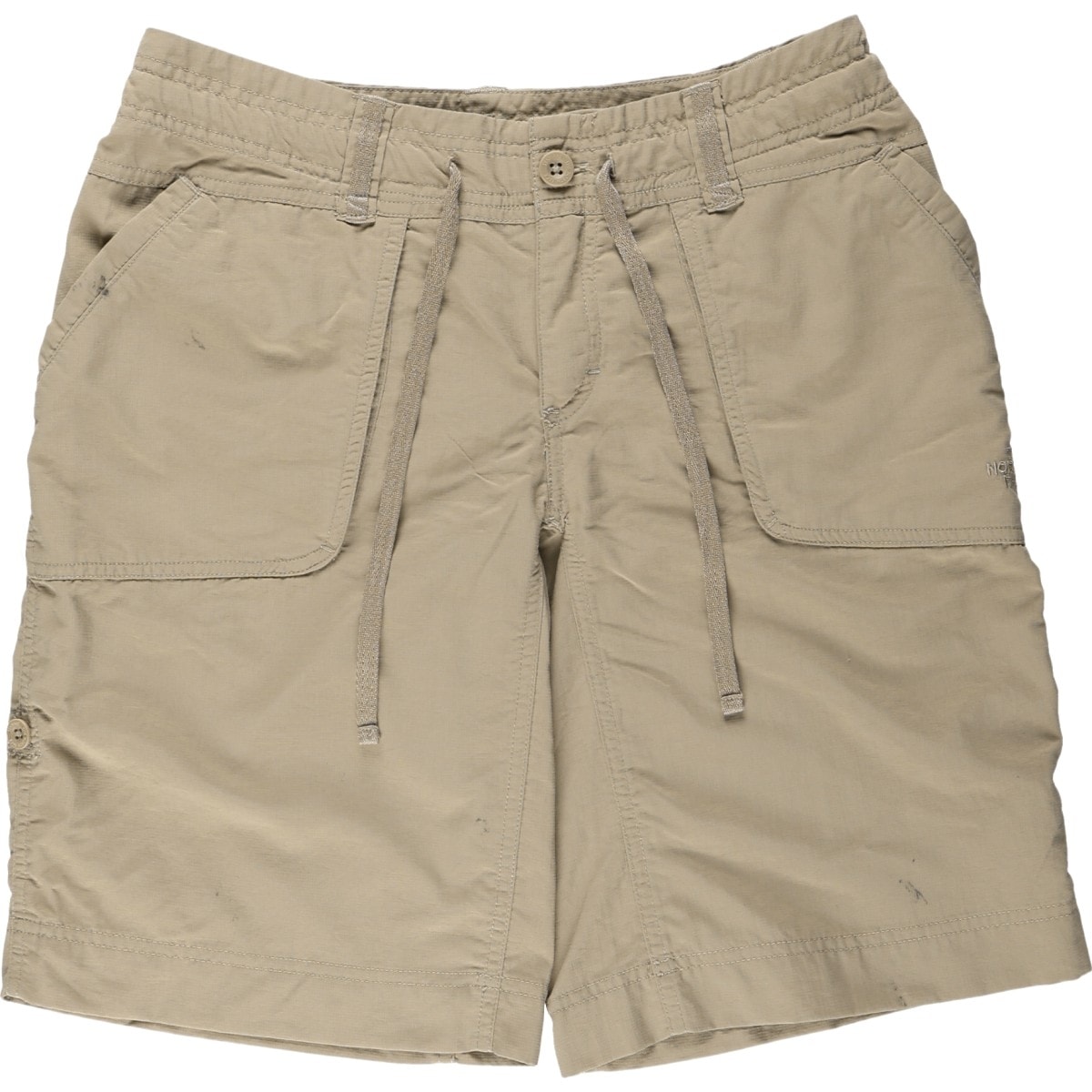 古着 ザノースフェイス THE NORTH FACE 2WAY リップストップ ナイロンショーツ ハーフパンツ レディースXL(w31)相当/eaa669809