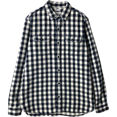 古着 ギャップ GAP STANDARD FIT 長袖 フランネルチェックシャツ メンズM相当/eaa637669