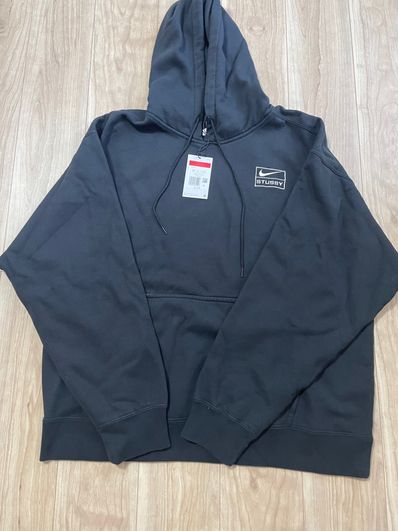 Stussy × Nike NRG Washed Hoodie (US Size) "Black" DN4028-010