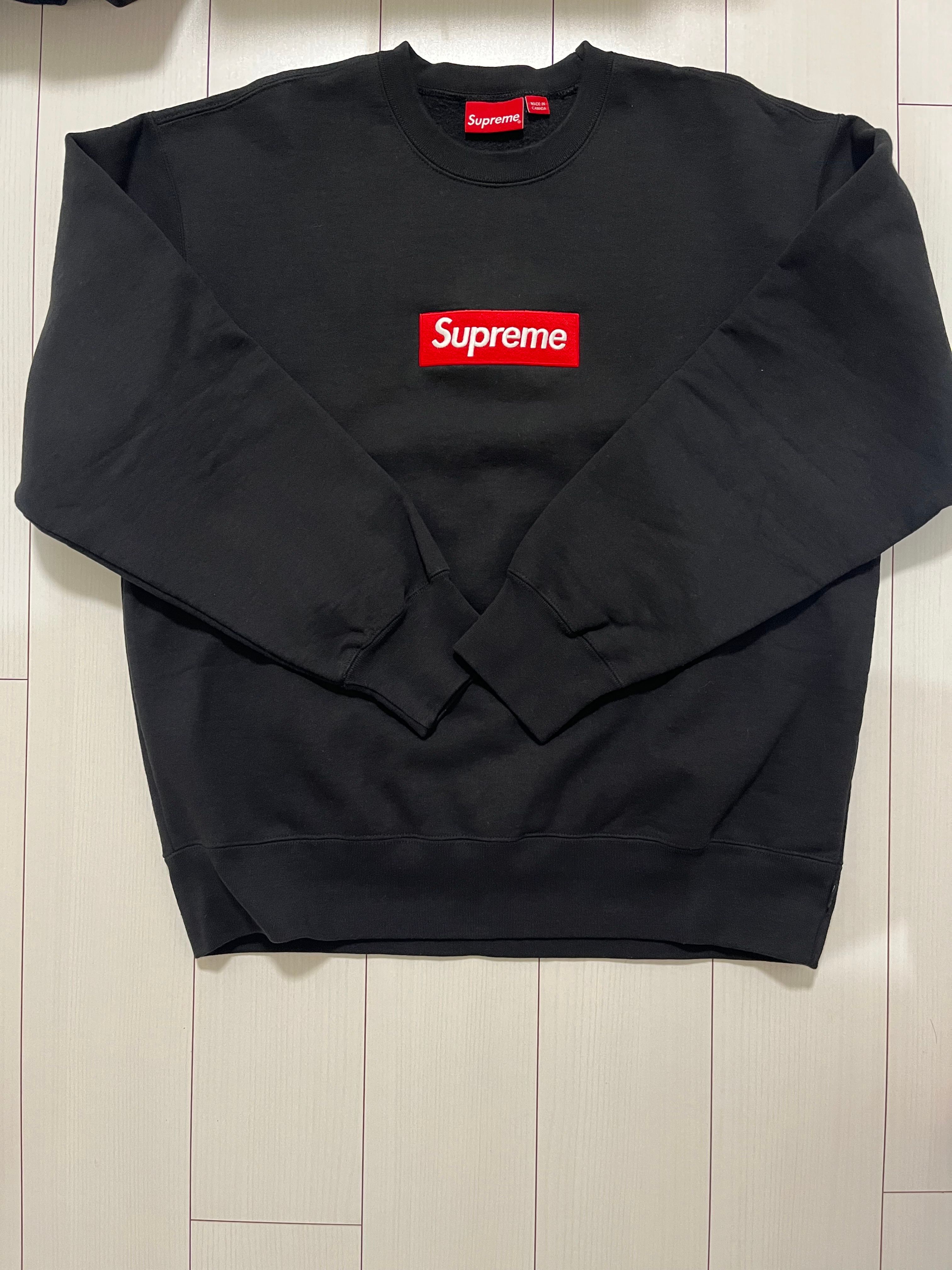 Supreme Box Logo Crewneck "Black" (22FW)