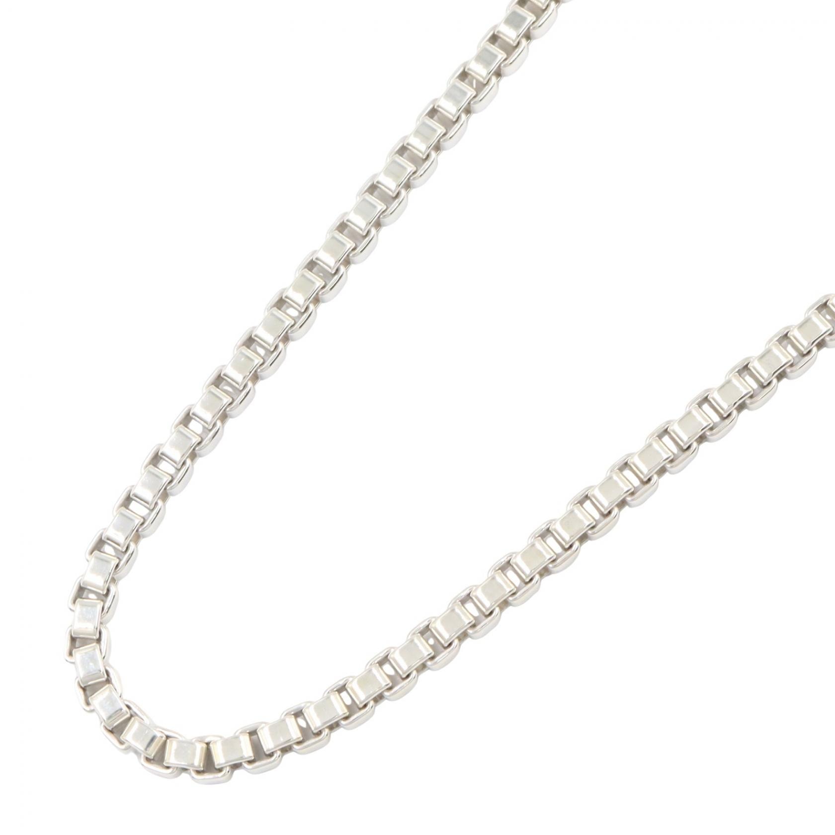 ティファニー TIFFANY&CO ベネチアンネックレス ネックレス ジュエリー シルバー925 レディース シルバー系 925 【中古】
