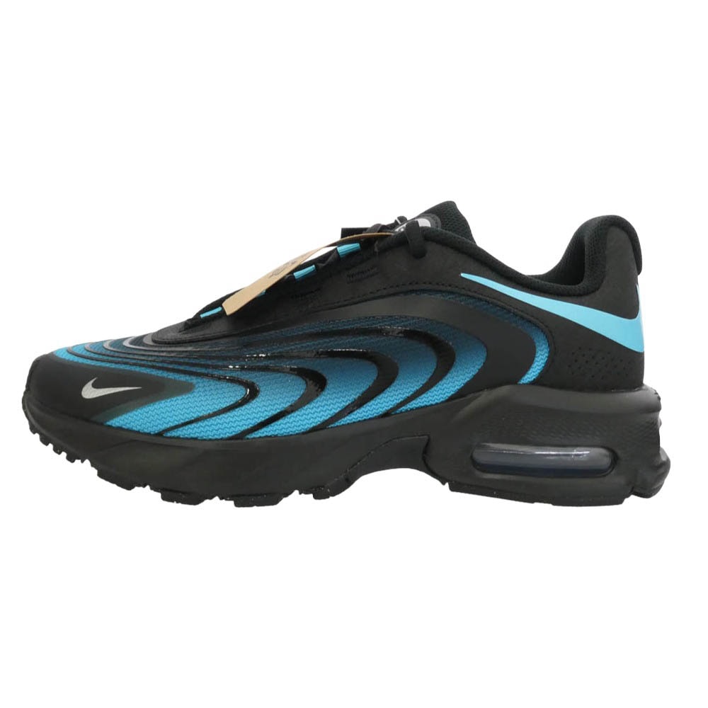 NIKE ナイキ IR0819-014 AIR MAX FIRE エアマックス ファイア ブラック ガンマブルー ローカットスニーカー ブラック系 ライトブルー系 26cm【新古品】【未使用】【中古】
