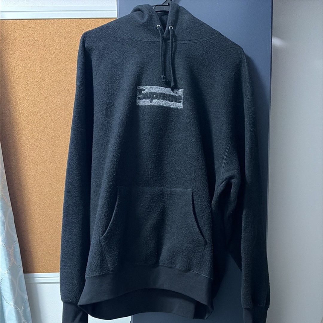 Supreme Inside Out Box Logo Hooded Sweatshirt "Black"