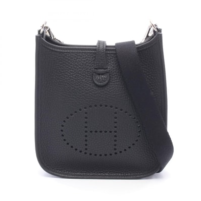 エルメス HERMES エヴリンTPM ショルダーバッグ バッグ レザー トリヨンクレマンス トリヨンクレマンス W刻印(2024年製造) レディース ブラック系 【中古】