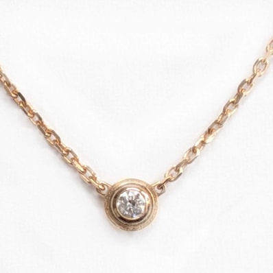 CARTIER カルティエ ダムール ネックレス XS 750PG ネックレス B7224516 XS K18ピンクゴールド ピンクゴールド レディース【中古】