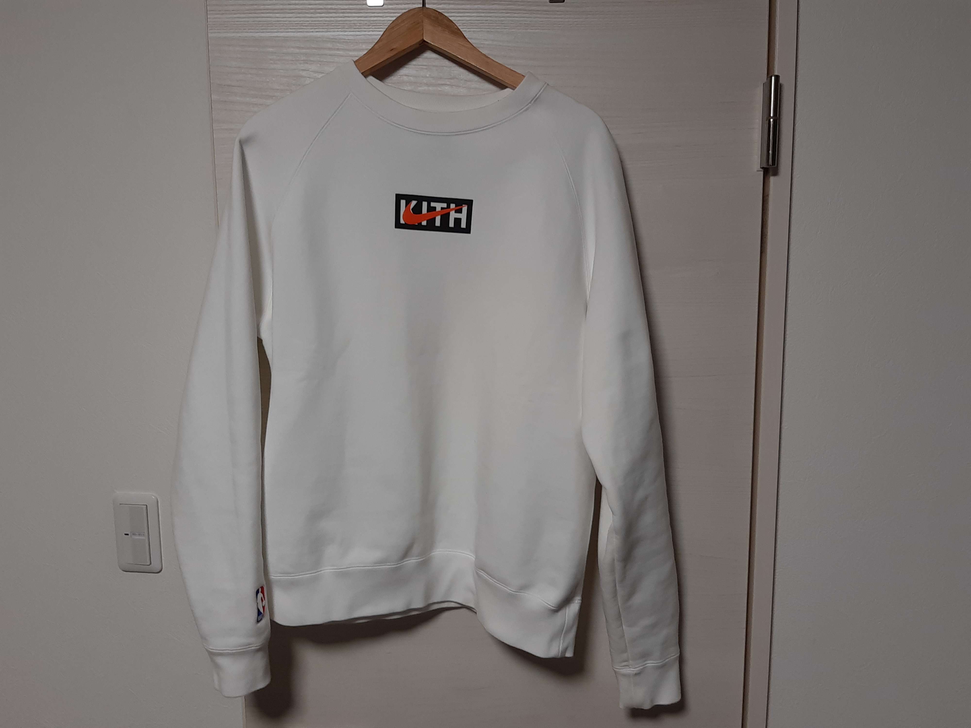 KITH Nike for New York Knicks Fleece Crewneck "White"