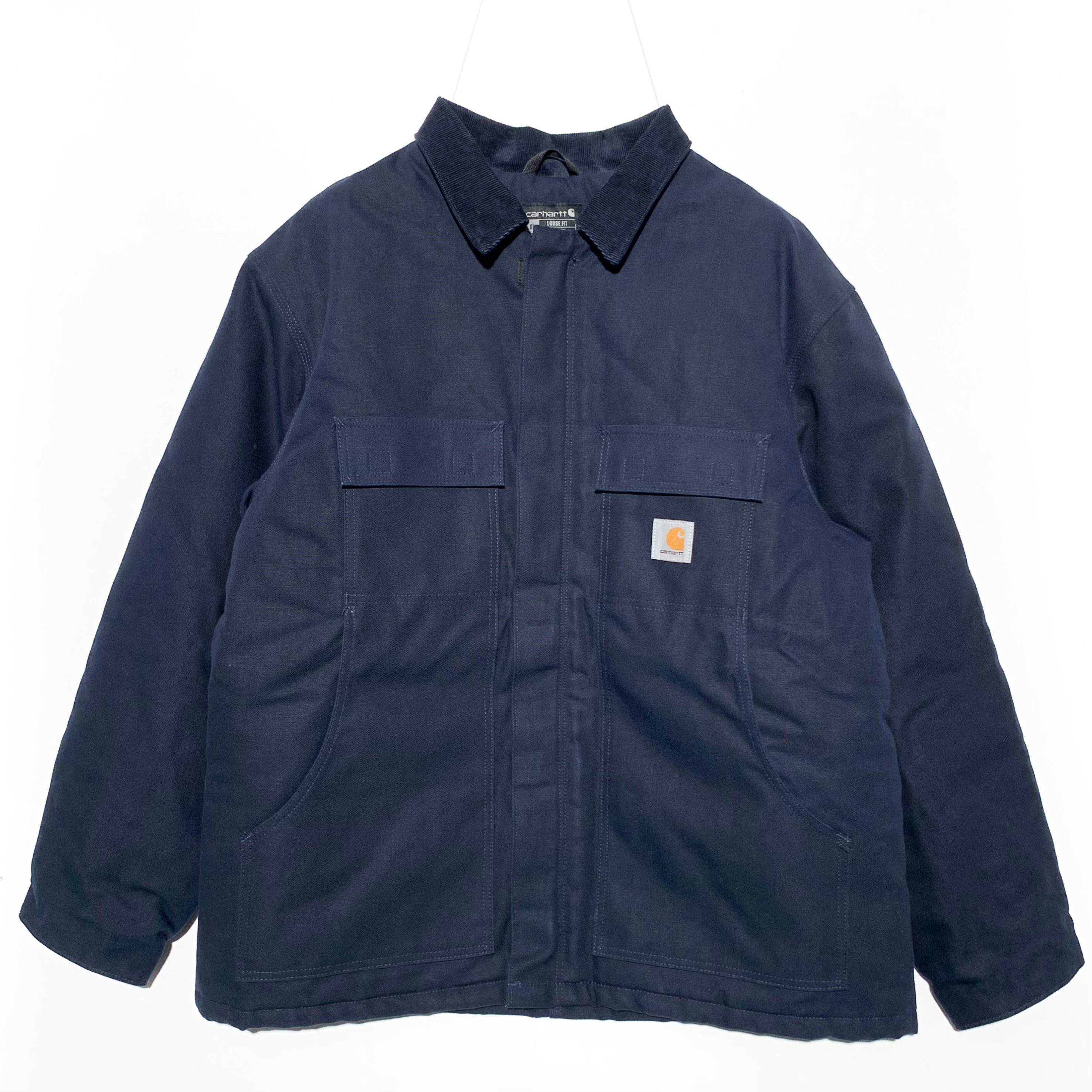 Carhartt DUCK TRADITIONAL COAT ネイビー