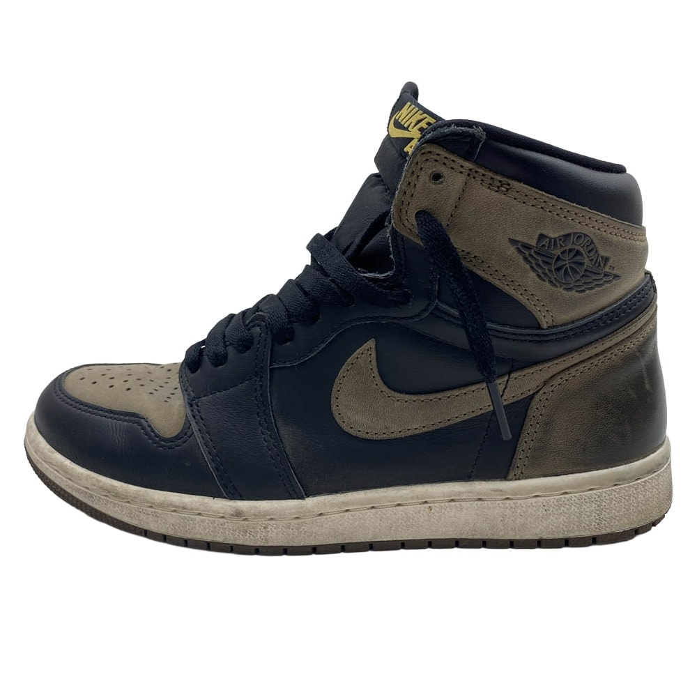 NIKE ナイキ スニーカー DZ5485-020 Air Jordan 1 Retro High OG Palomino エアジョーダン1 レトロ ハイ OG パロミノ ハイカット スニーカー シューズ ブラック系 25cm【中古】