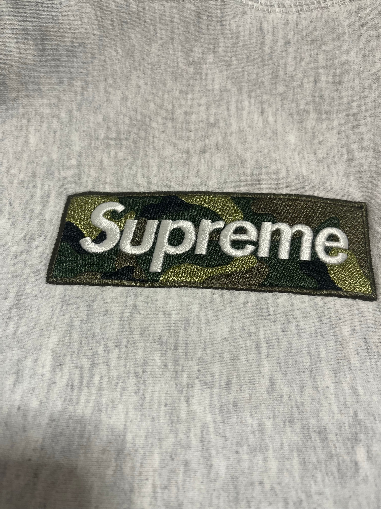 Supreme Box Logo Hooded Sweatshirt "Ash Grey" (23FW)
