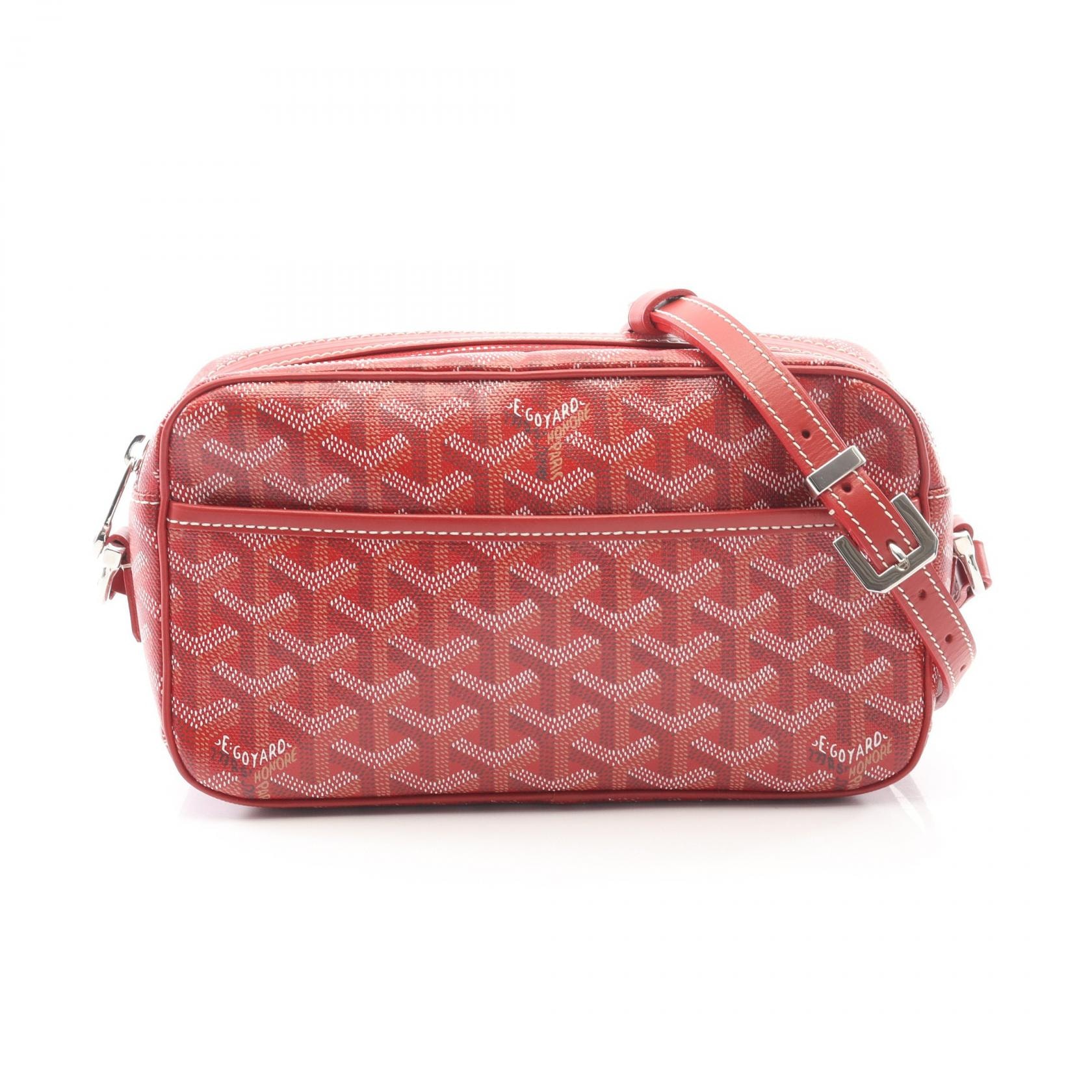 ゴヤール GOYARD カップヴェールPM ショルダーバッグ バッグ PVCコーティングキャンバス レザー レディース レッド系 / マルチカラー CAPVE2PMLTY02CL02P 【中古】