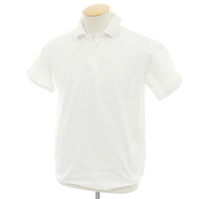 【中古】フレッドペリー FRED PERRY コットン 半袖ポロシャツ ホワイト【サイズXS】【メンズ】