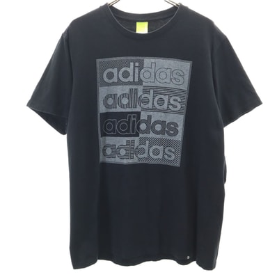 adidas アディダス 半袖 Tシャツ O ブラック