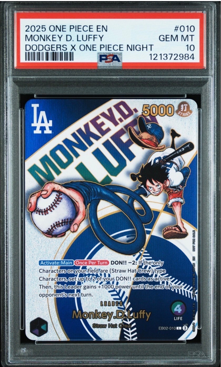 PSA10】モンキー・D・ルフィ L [EB02-010]【英語版】(プロモーション