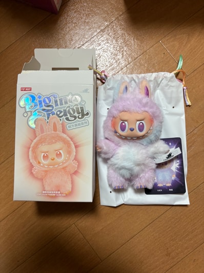 POP MART THE MONSTERS (LABUBU) Big into Energy Series Plush Pendant LUCK