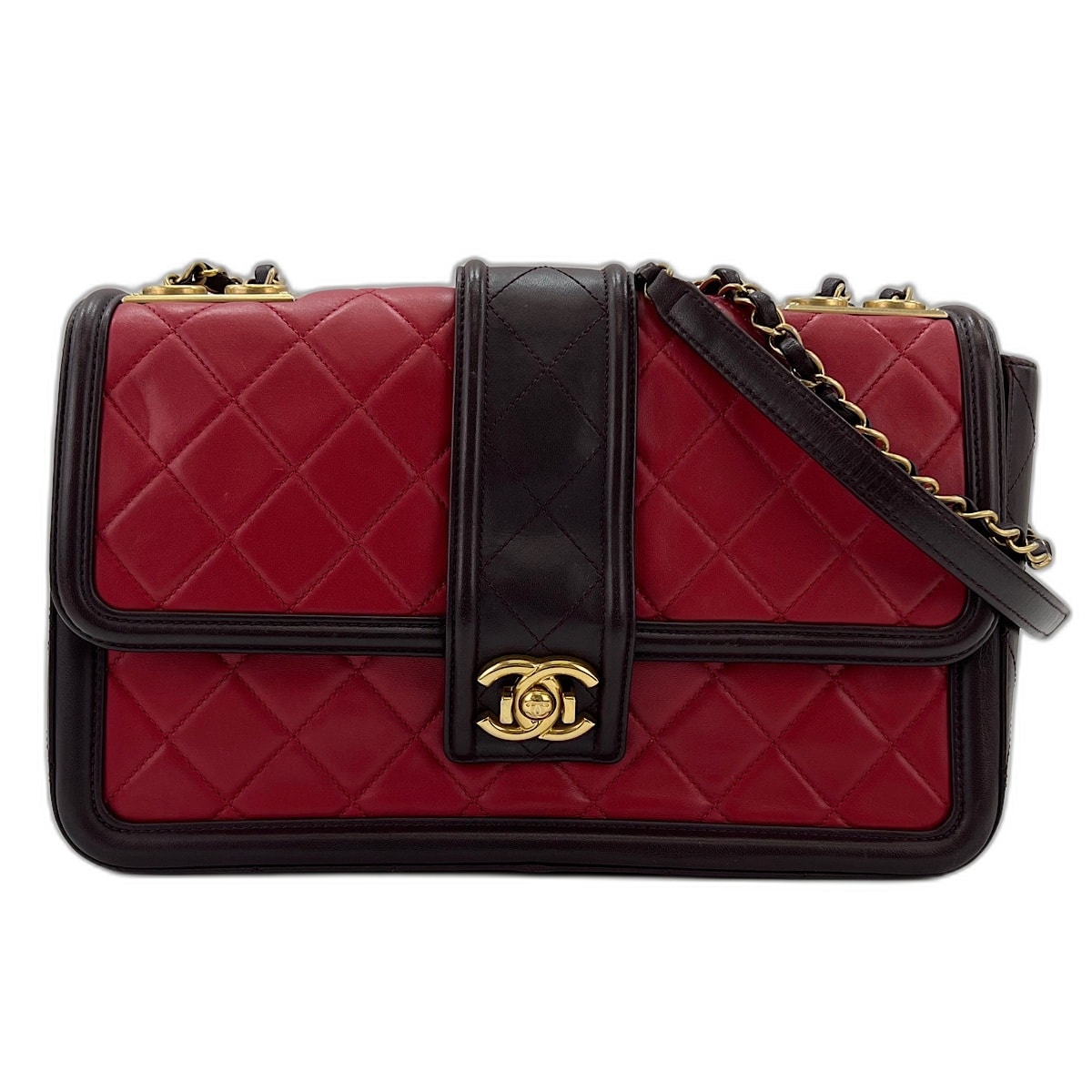 シャネル CHANEL マトラッセ 30 ショルダーバッグ ラムスキン【中古】