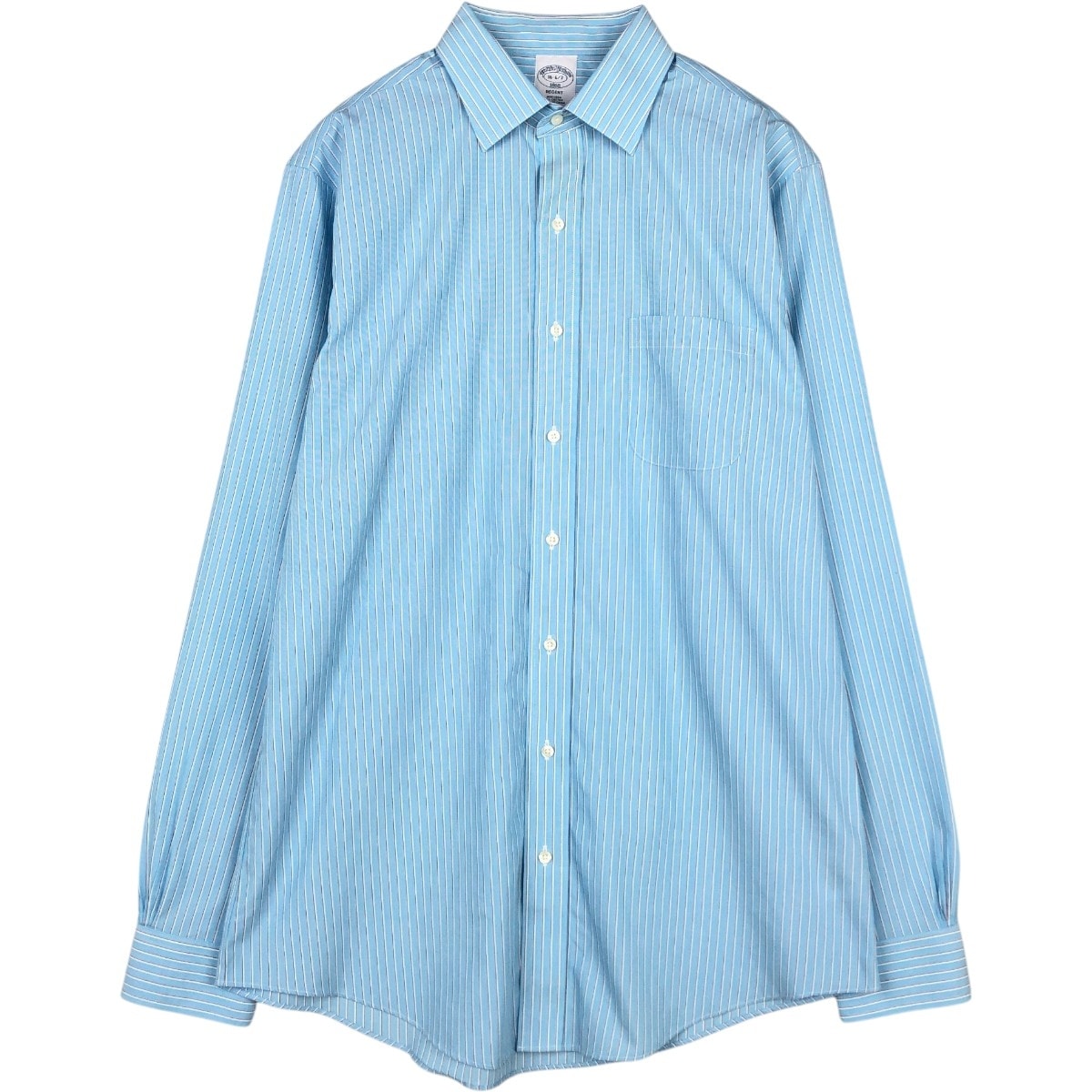 古着 ブルックスブラザーズ Brooks Brothers REGENT 長袖 コットンストライプシャツ メンズL相当/eaa676465