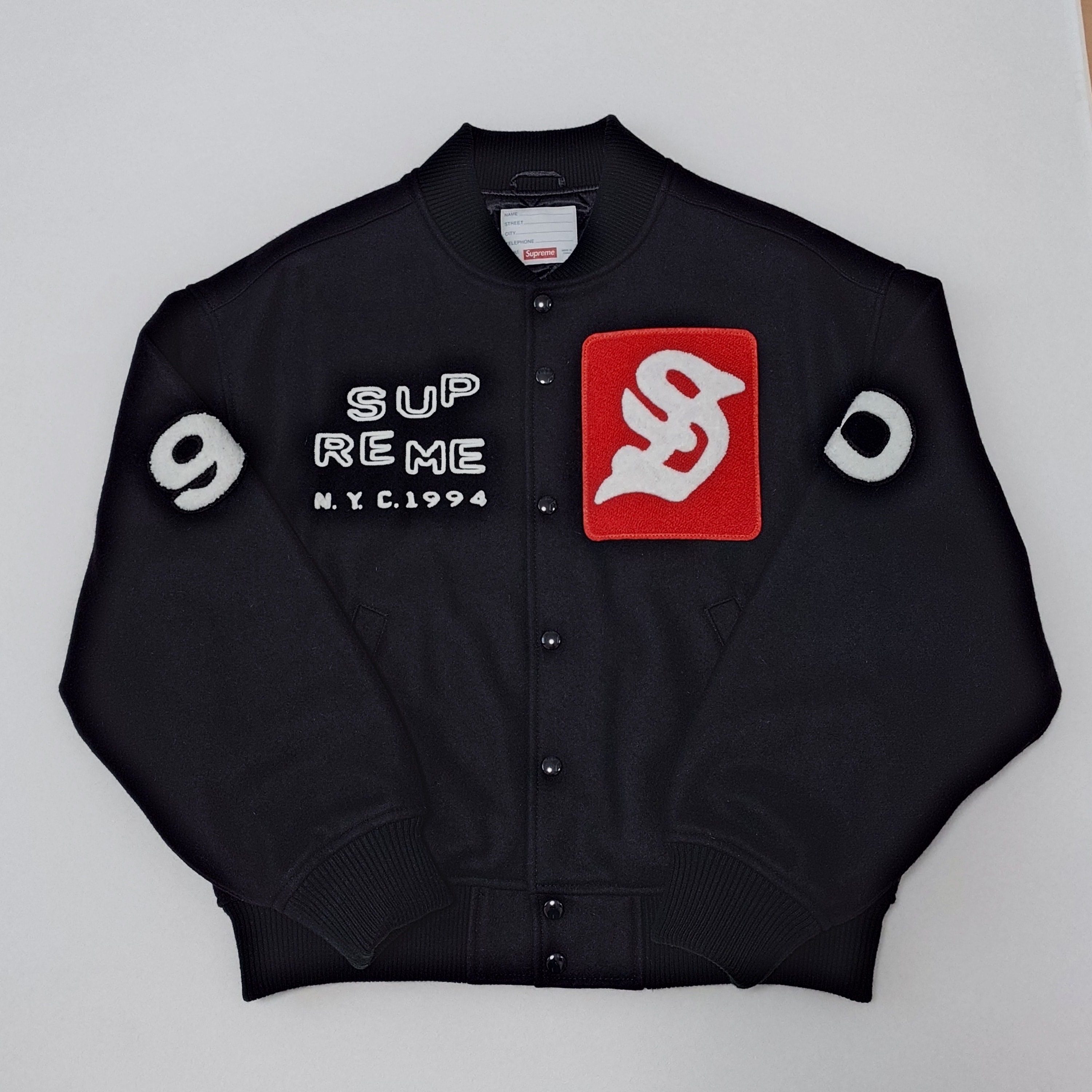 Supreme / Mitchell & Ness® Satin Varsity Jacket 