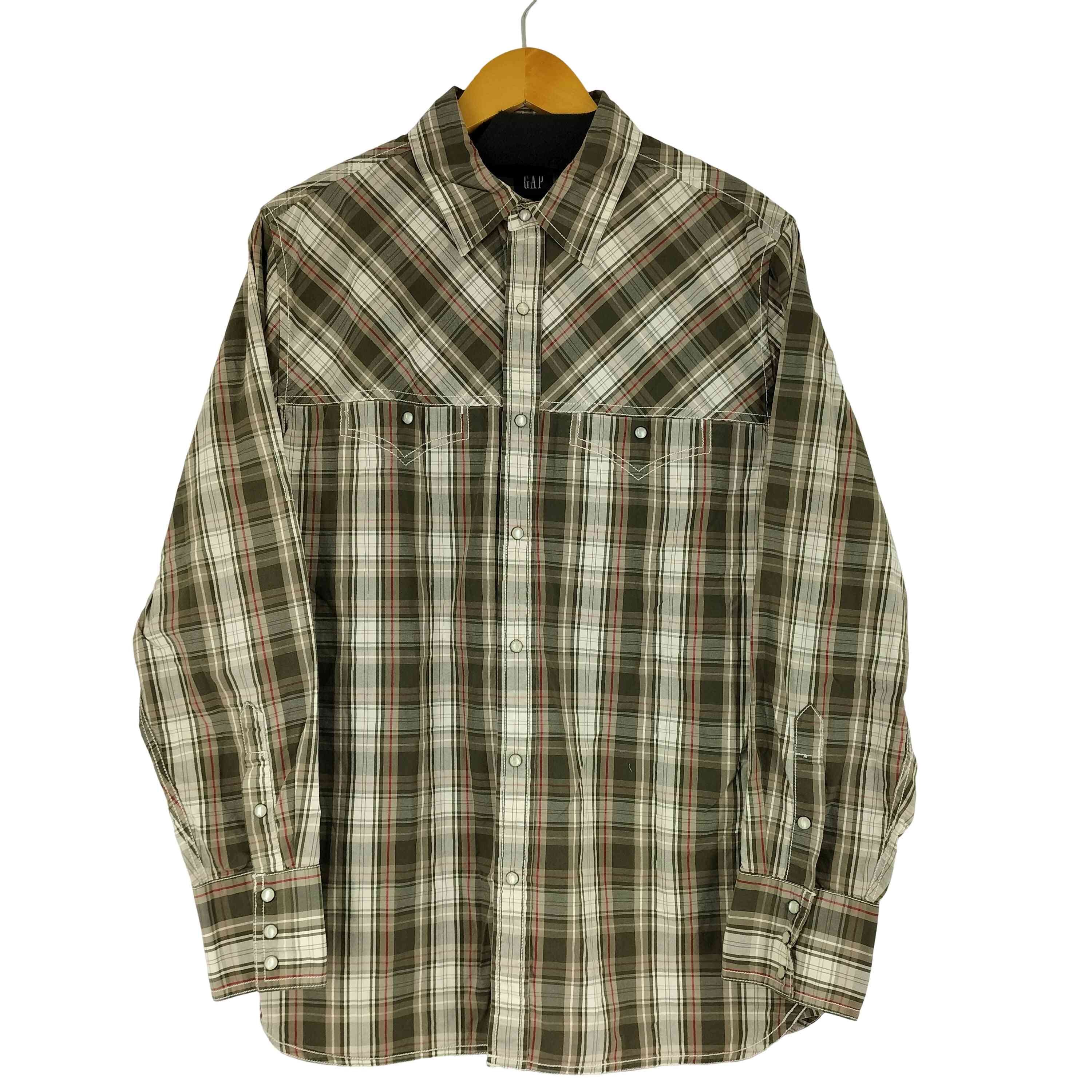 00S チェック柄 L/S コットンシャツ【1141941160589】