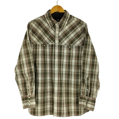 00S チェック柄 L/S コットンシャツ【1141941160589】