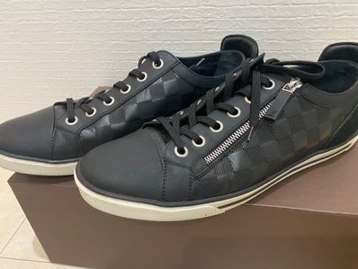 ダミエ ジップアップスニーカー