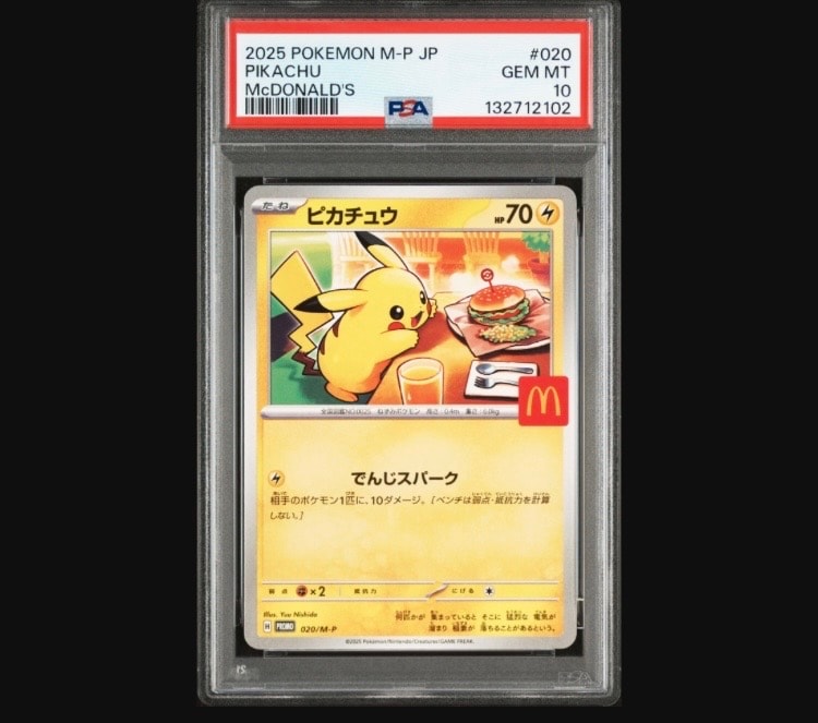 ピカチュウ P [M-P 020](プロモカードパック「マクドナルド ハッピーセット2025」)