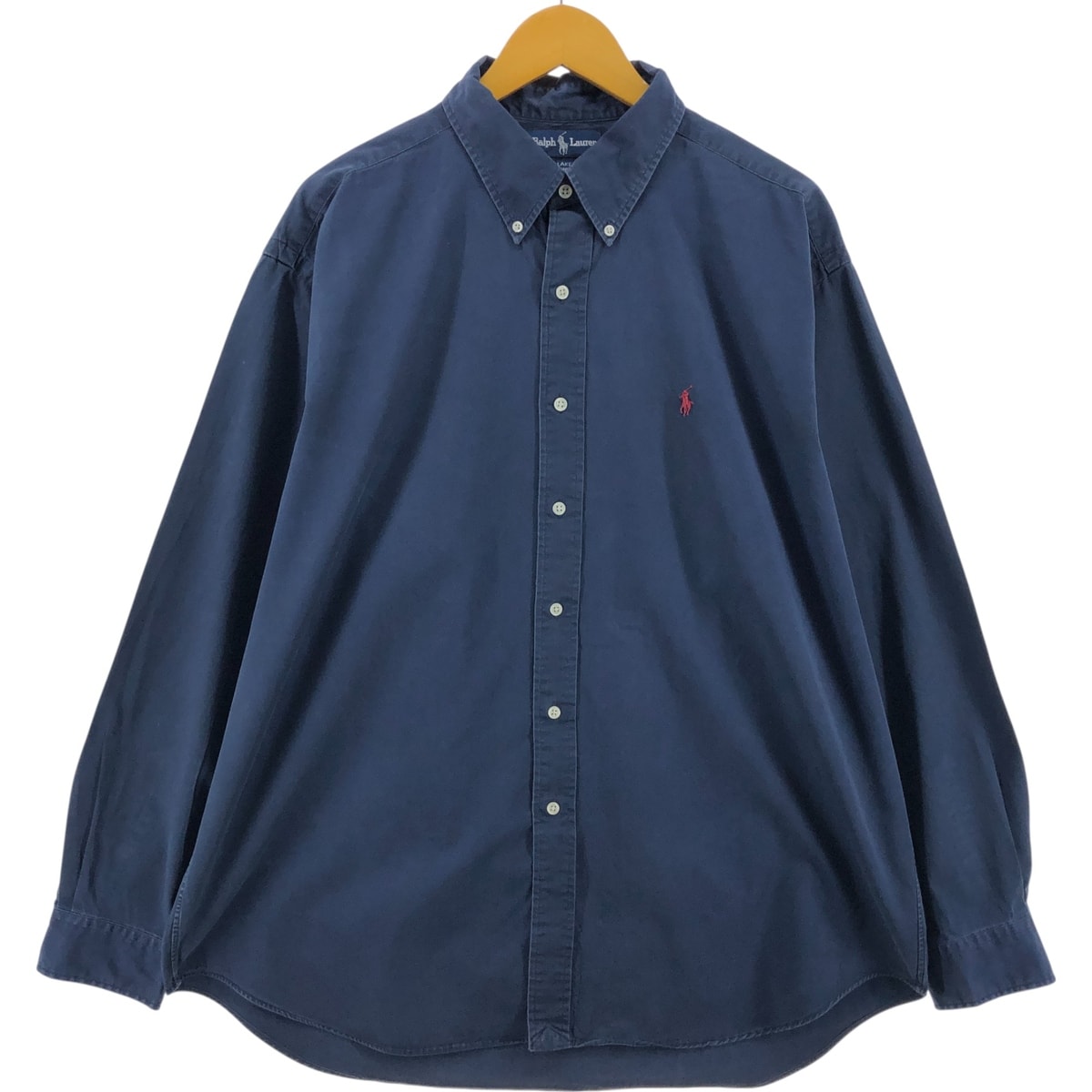 古着 ラルフローレン Ralph Lauren BLAKE 長袖 ボタンダウンシャツ メンズXL相当/eaa548032