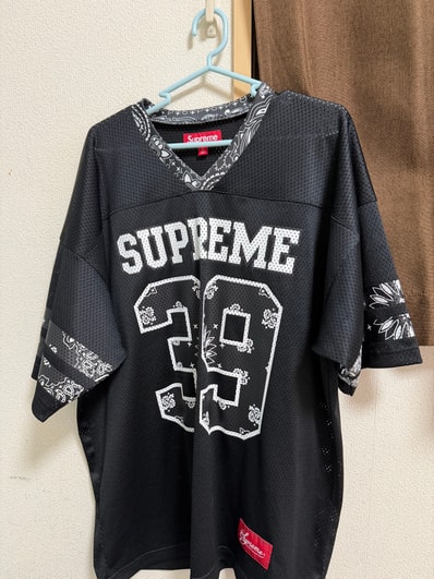 Supreme Bandana Football Jersey "Black"