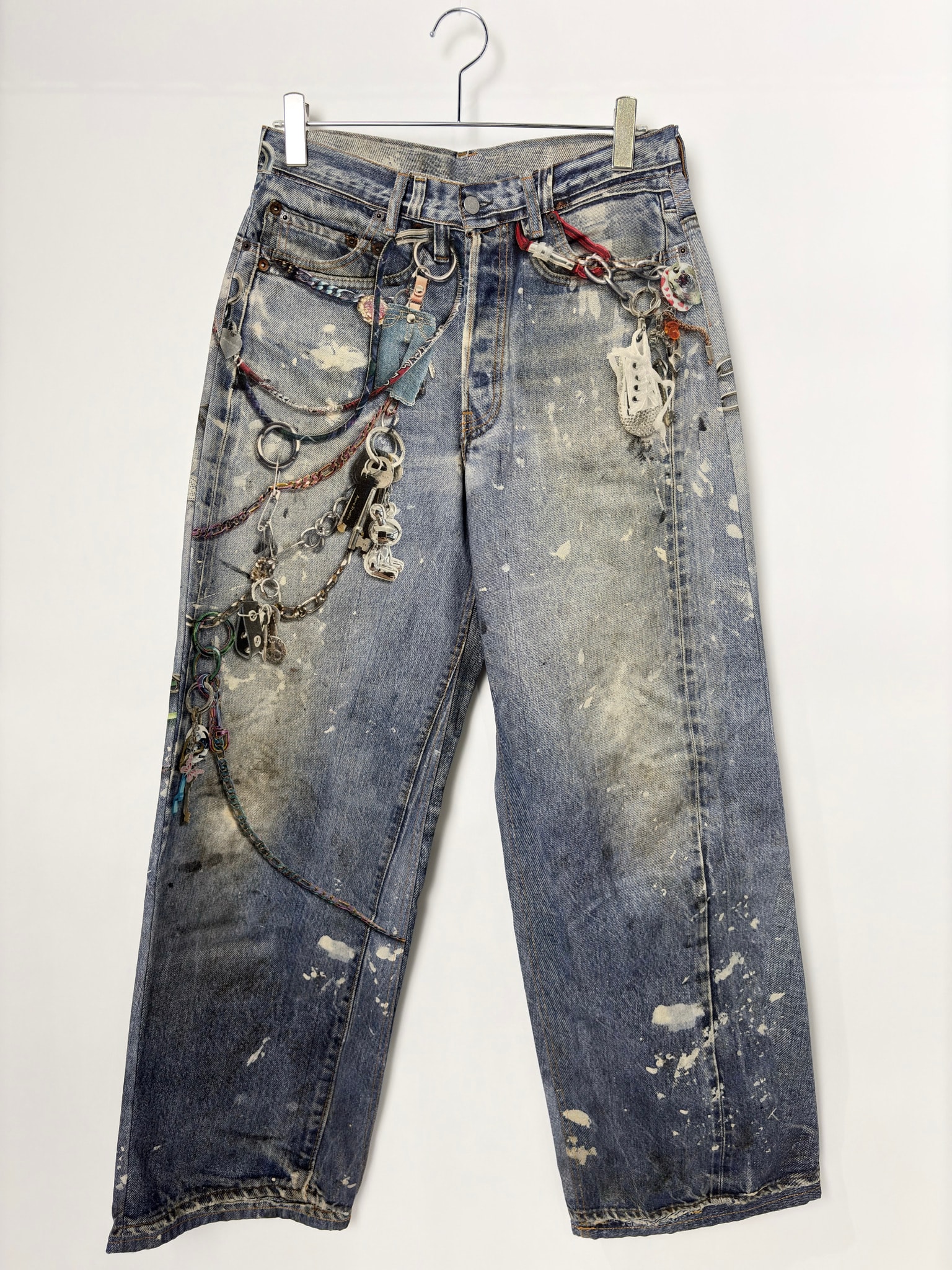 Acne Studios Baggy Fit Trousers - 1981M "Mid Blue"
