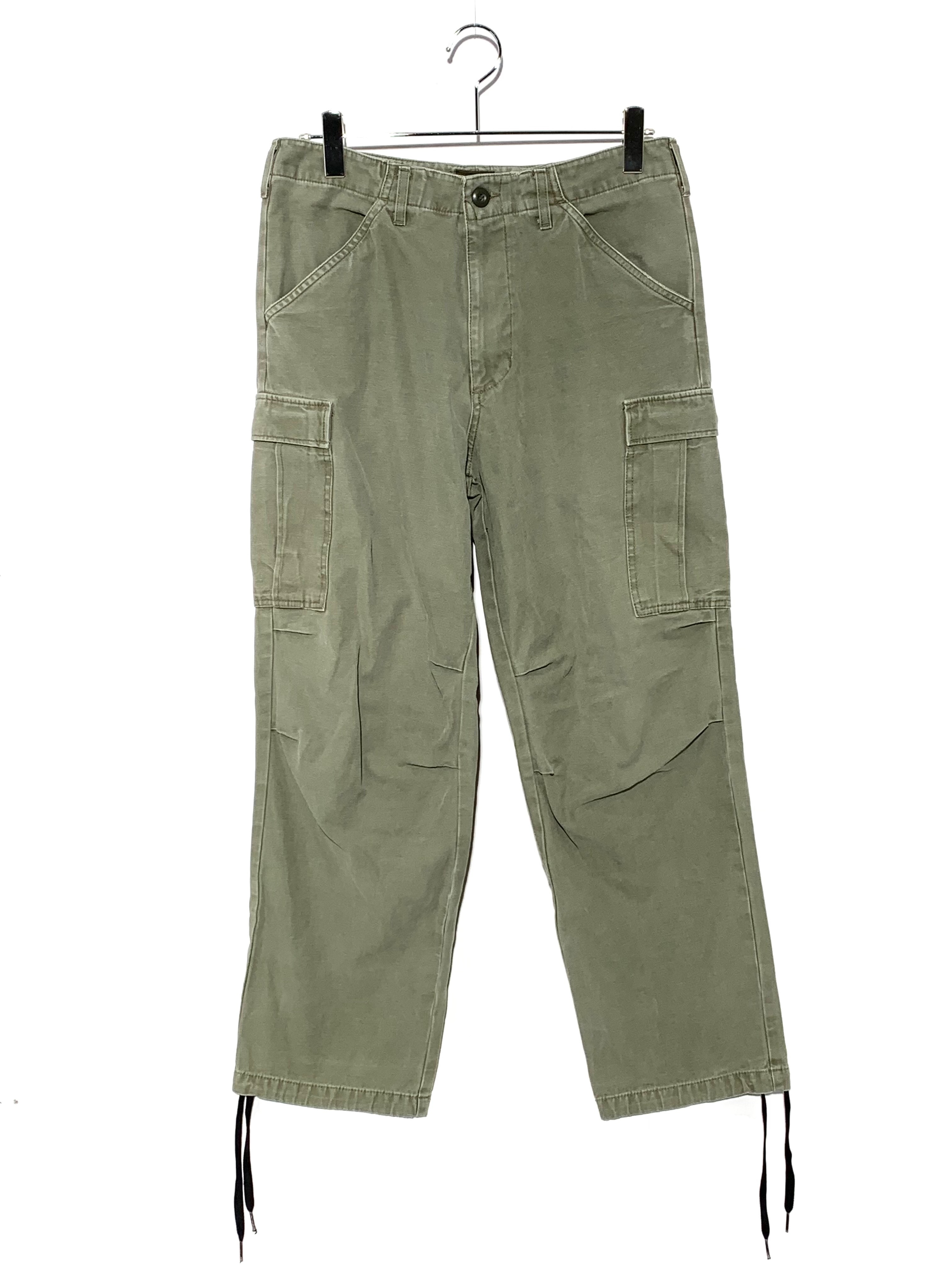 STUSSY COTTON CARGO PANTS Khaki