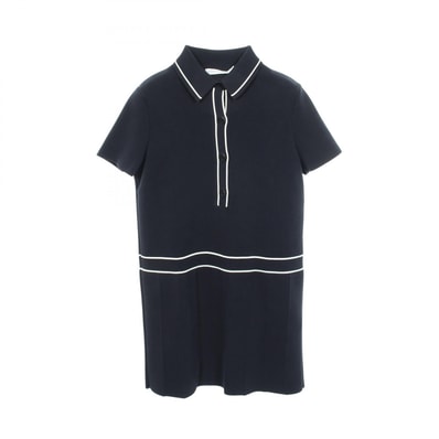 ディオール Dior ポロ ワンピース 衣料品 トップス コットン レディース ネイビー系 224R10AM709 【中古】