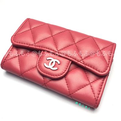 シャネル マトラッセ ラムスキン コンパクト ミニウォレット コインケース