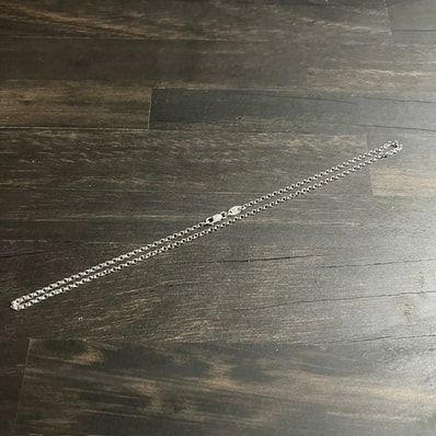 Chrome Hearts Roll Chain Necklace "Silver"