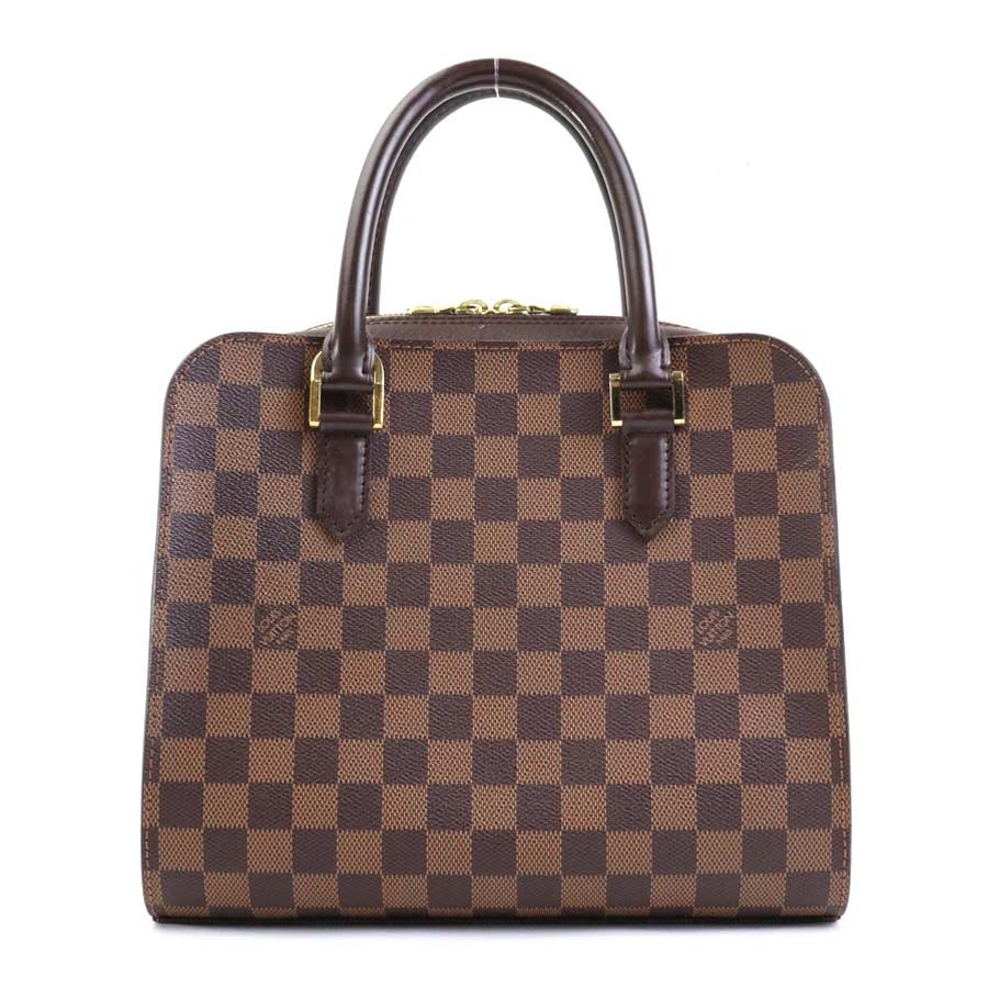 ルイ ヴィトン LOUIS VUITTON ハンドバッグ ダミエ トリアナ ダミエキャンバス エベヌ レディース N51155【中古】 h30568a