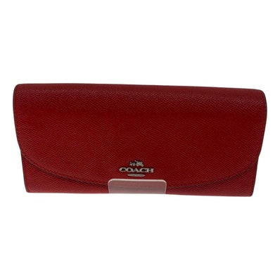 ●●COACH コーチ 長財布 F54009 レッド