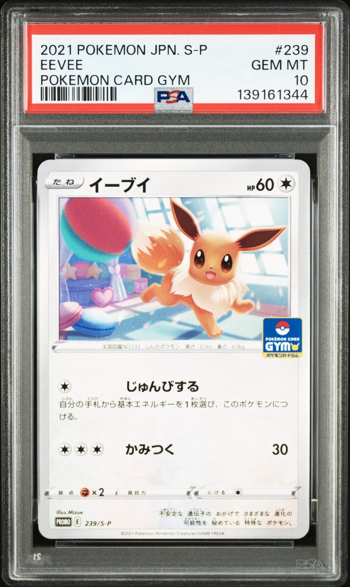イーブイ 239/S-P プロモ ジムプロモ第8弾 PSA10 PSA10】イーブイ: プロモ P [S-P 239](ポケモンカードゲーム ソード