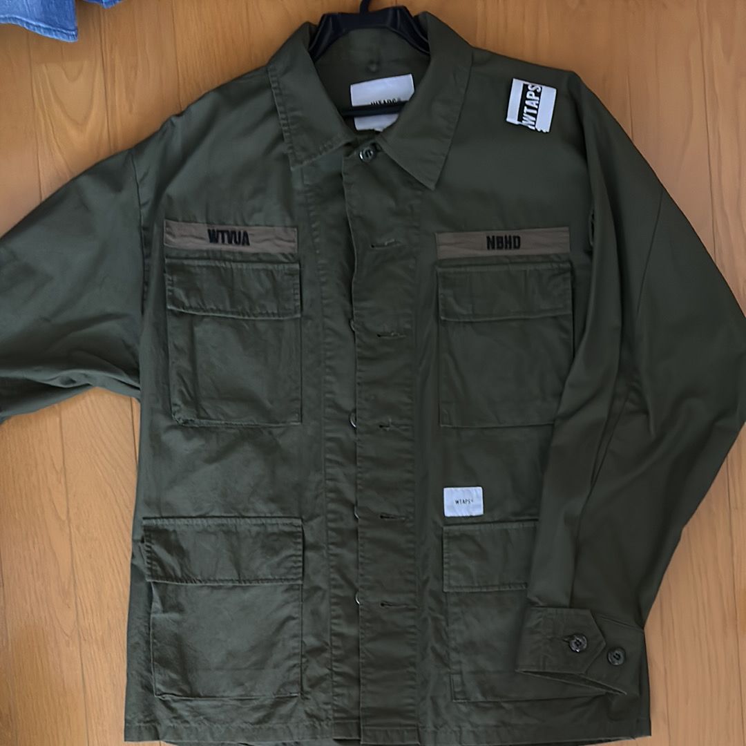 Wtaps × Neighborhood Jungle LS Shirt "Olive"