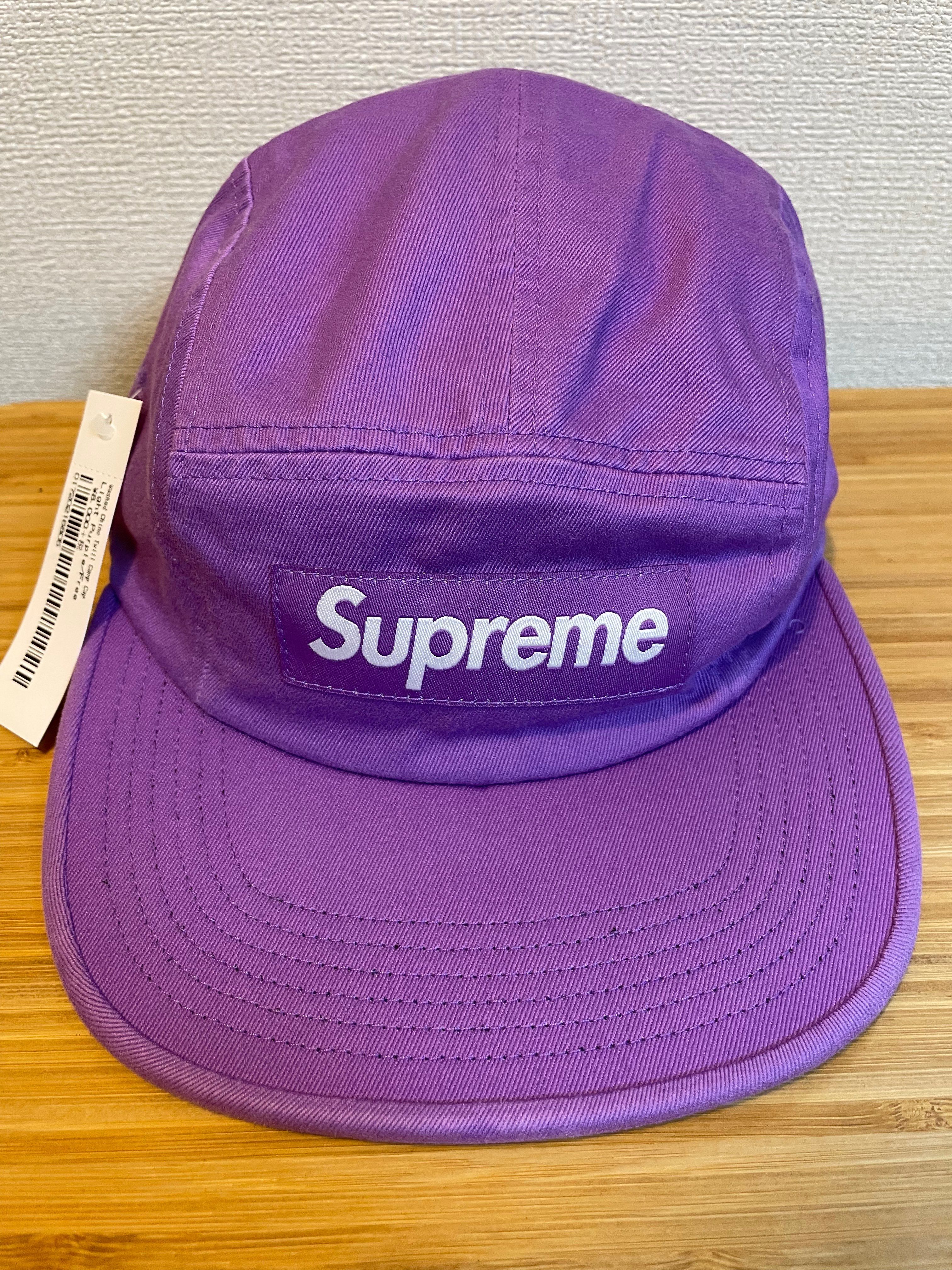 Supreme Washed Chino Twill Camp Cap