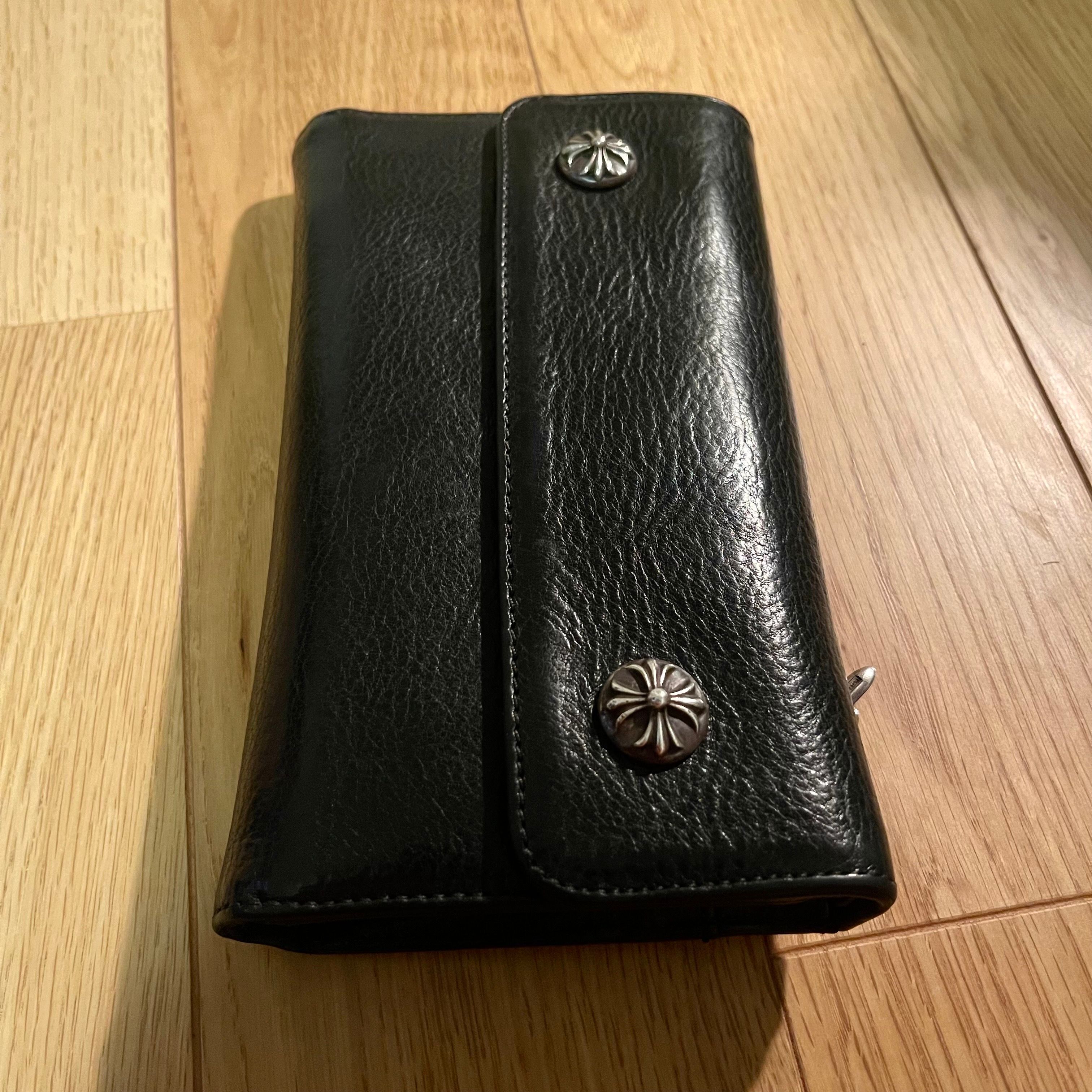 Chrome Hearts Wave Wallet Leather "Black"