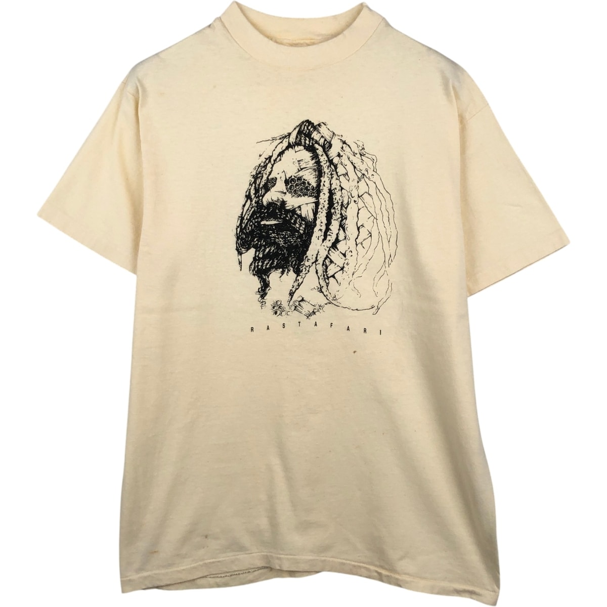 古着 ヘインズ Hanes RASTAFARI ラスタファリ プリントTシャツ USA製 メンズL相当 ヴィンテージ/eaa648501