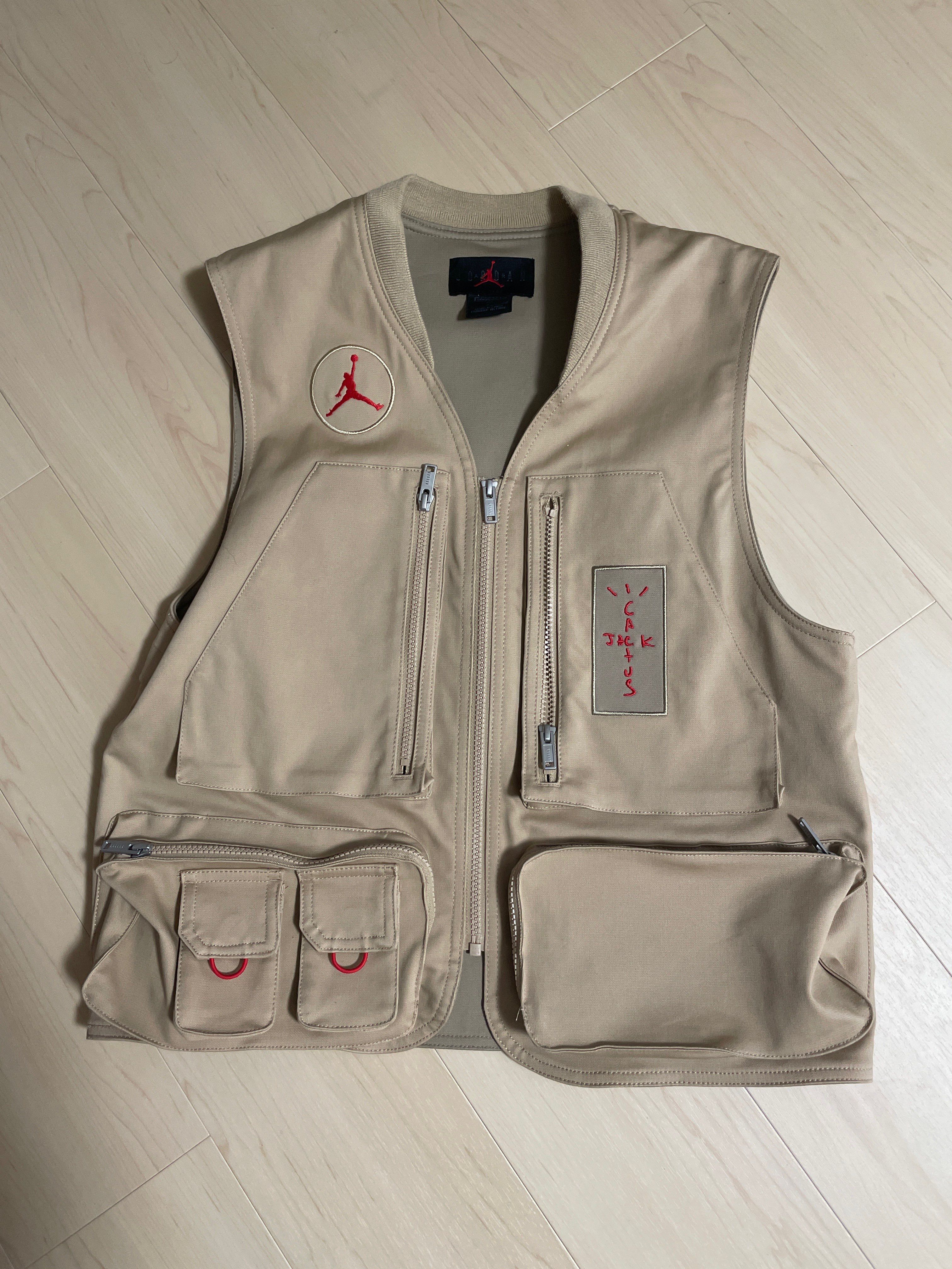 Air Jordan x Travis Cactus Jack Utility Vest "Khaki Desert"