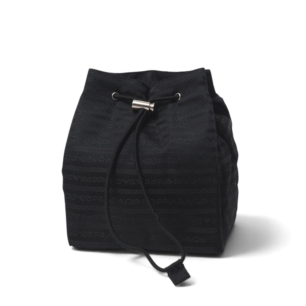 PRADA プラダ ポーチ 巾着 ロゴ ミニ バッグ イタリア製 ブランド古着【中古】20260915/RB0691