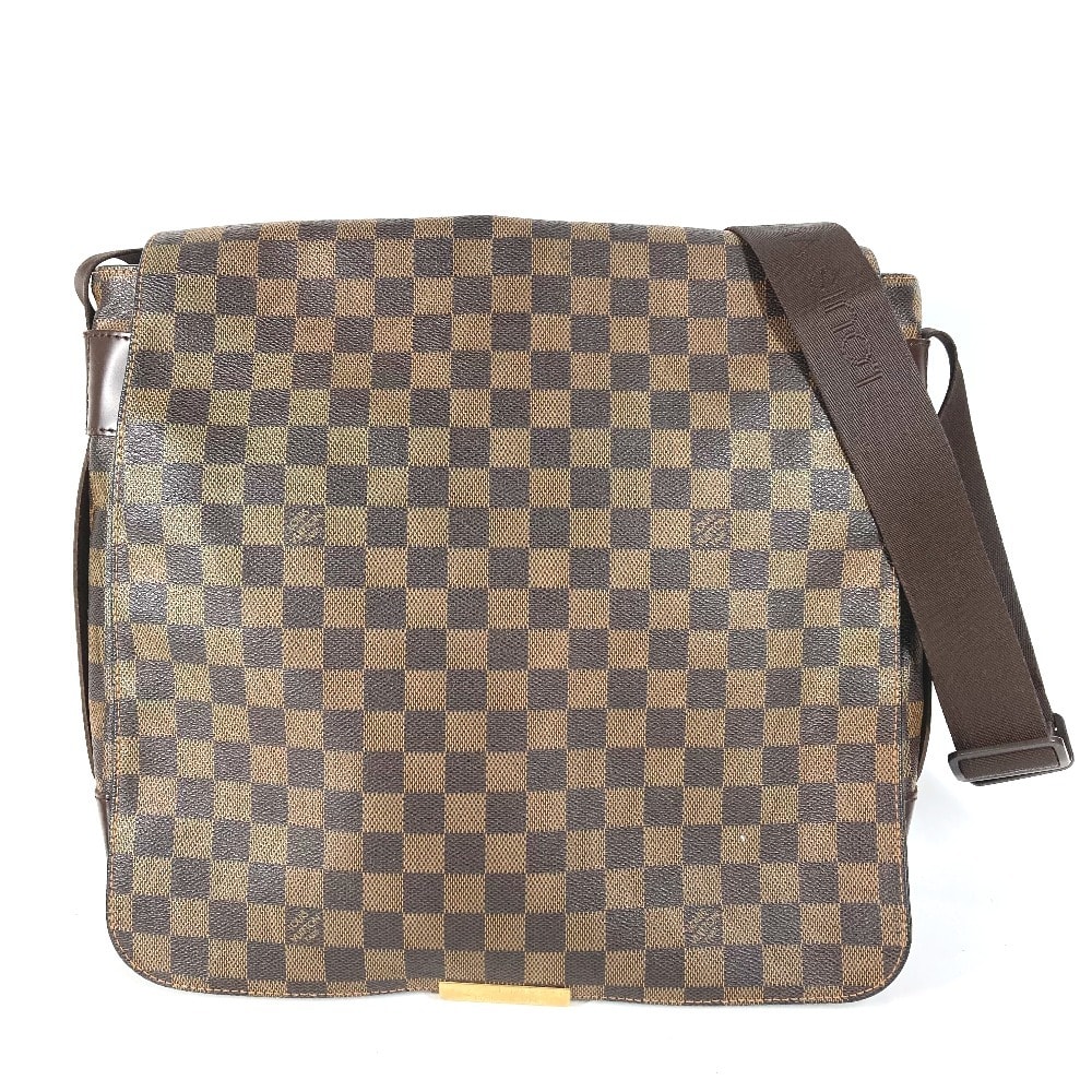 ルイヴィトン LOUIS VUITTON バスティーユ  N45258 ダミエ カバン フラップ 斜め掛け メッセンジャーバッグ ショルダーバッグ ダミエキャンバス エベヌ ブラウン