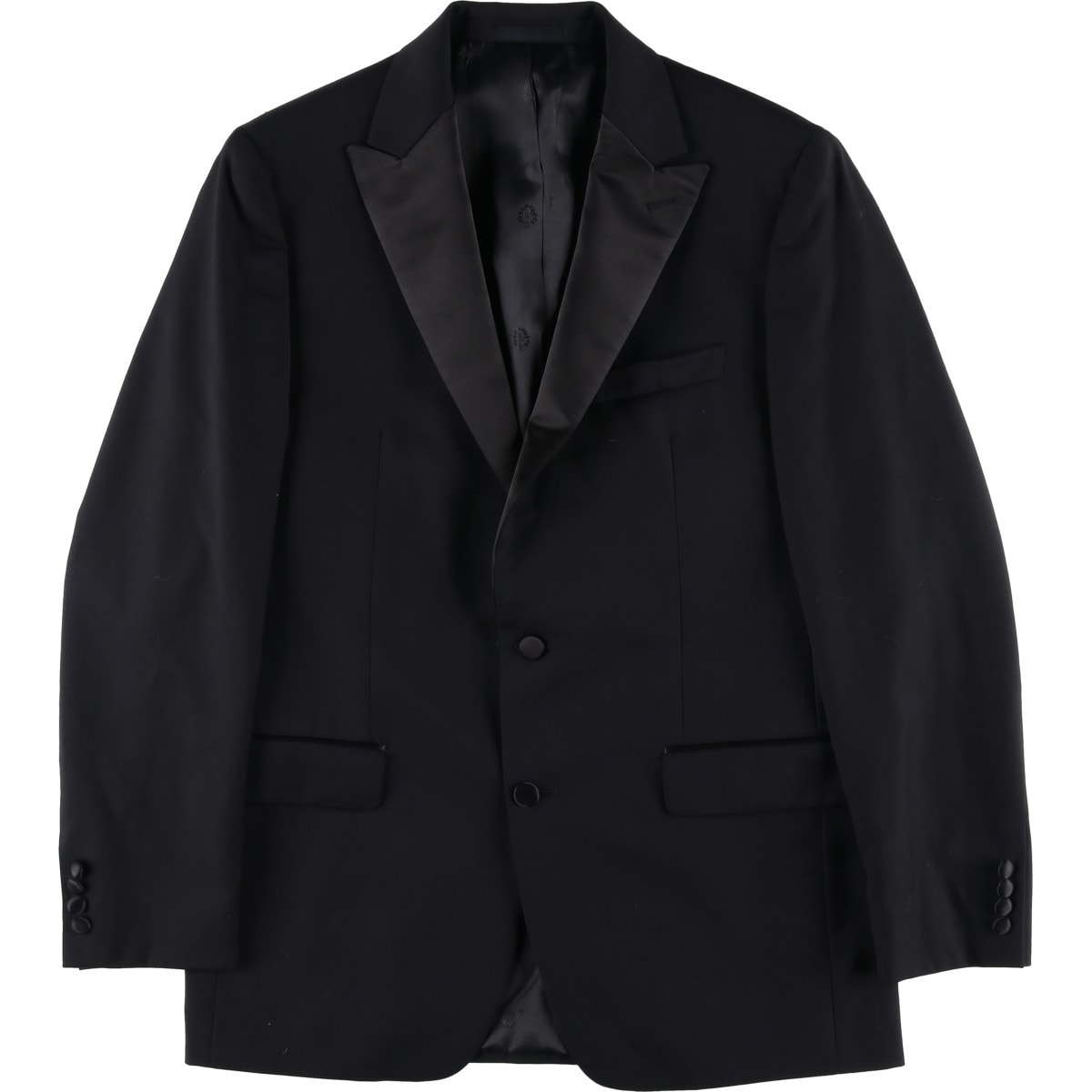 古着 ラルフローレン Ralph Lauren LAUREN ローレン ピークドラペル ウールテーラードジャケット メンズM相当/eaa459670