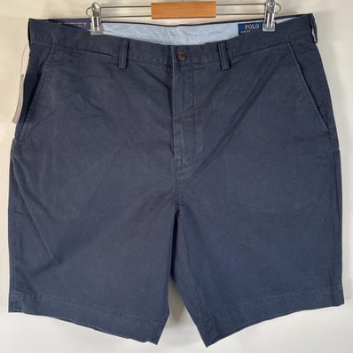 古着 ポロ・ラルフローレン POLO RALPH LAUREN ショートパンツ デッドストック ポロチノ 半ズボン 大きいサイズ w40 ネイビー メンズ
