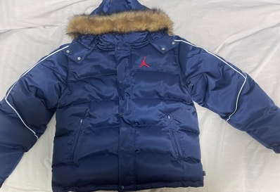 Supreme x Jordan Puffer Jacket "Navy"