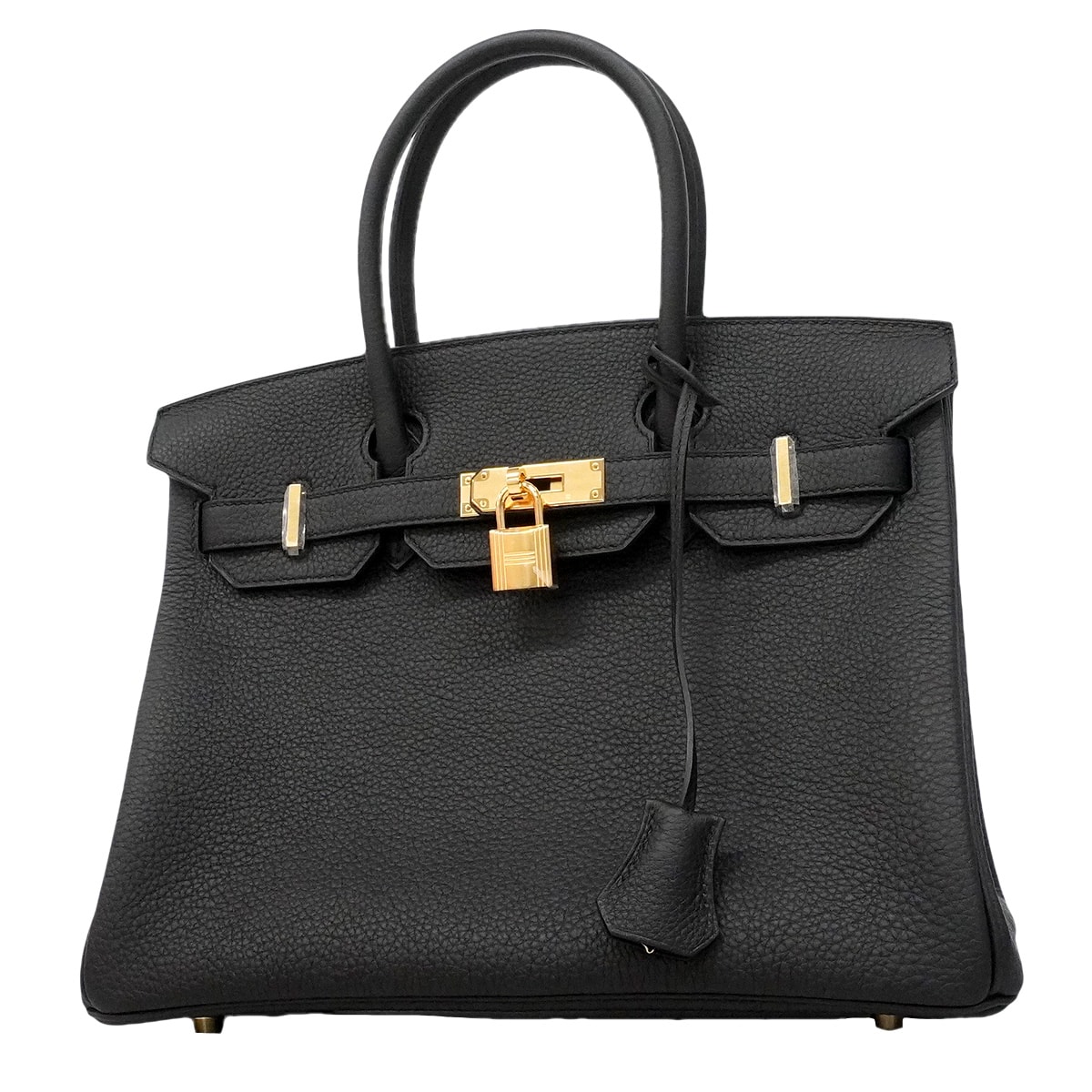 ★最終価格★SALE【6he5764-g】エルメス ハンドバッグ バーキン30 トゴ ブラック ゴールド金具 G刻印【中古】レディース