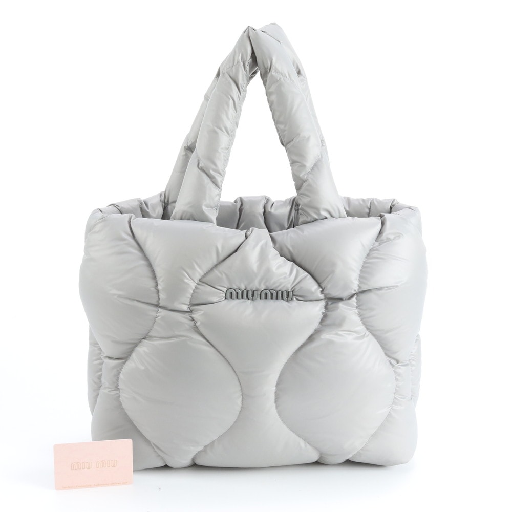 ■美品 ミュウミュウ ナイロン キルティング 5BG240 トート バッグ