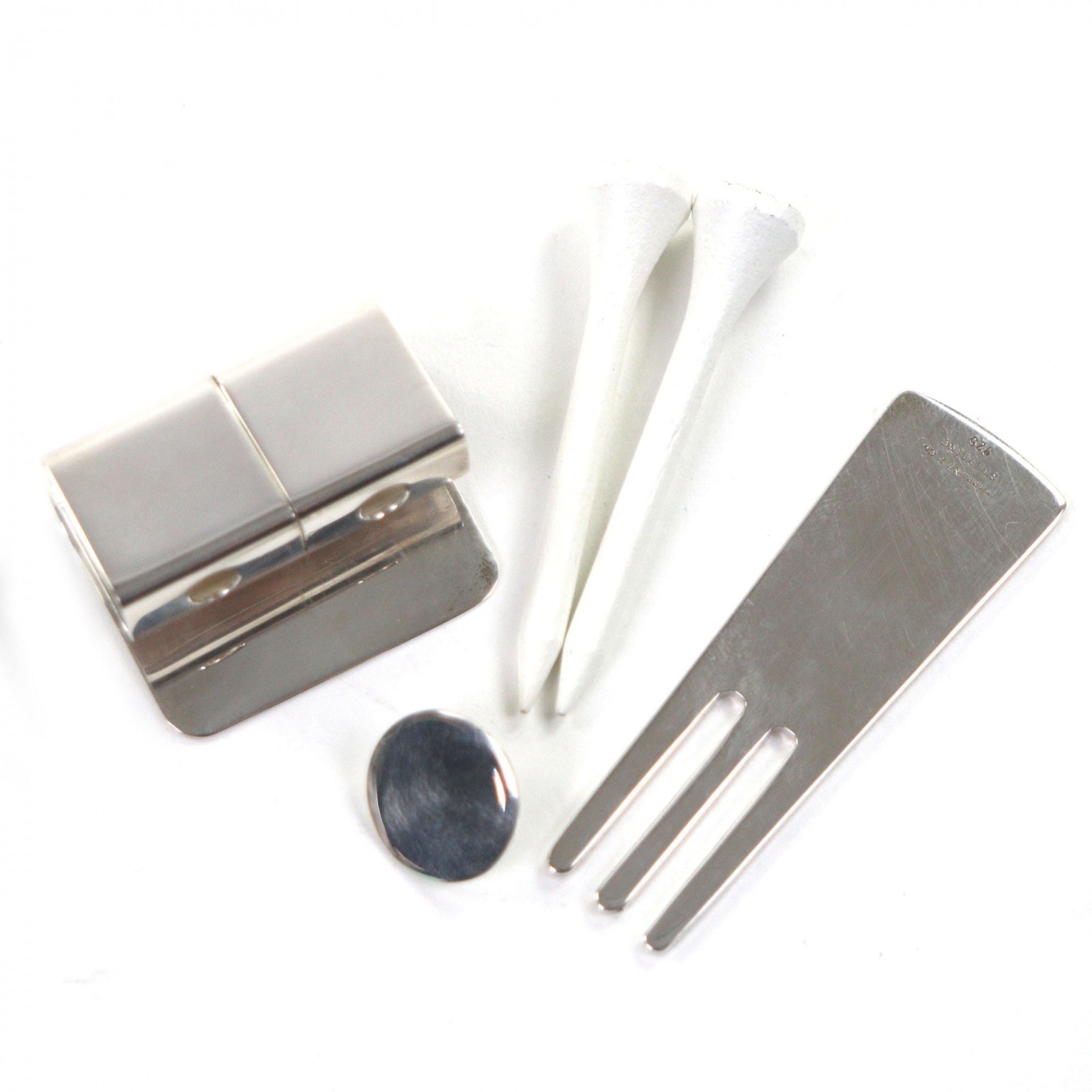 美品 ティファニー ゴルフセット シルバー メンズ