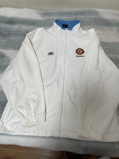 Supreme x Umbro Cotton Ripstop Track Jacket "White"