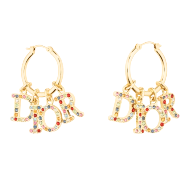 DIOR レインボーピアス